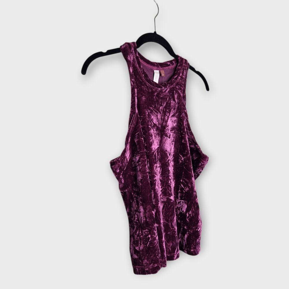 NEW Pilcro Raspberry Velvet Racerback Tank Anthropologie Women's Small - Picture 3 of 9